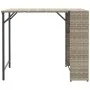 Juego de comedor de jardín plegable 5 pzas ratán PE gris claro von , Gartensets - Ref: Foro24-365948, Preis: 168,71 €, Rabatt: %
