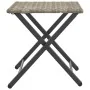 Juego de comedor de jardín plegable 5 pzas ratán PE gris claro von , Gartensets - Ref: Foro24-365948, Preis: 168,71 €, Rabatt: %