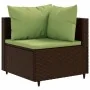 Set de muebles de jardín 11 pzas cojines ratán sintético marrón von , Gartensets - Ref: Foro24-3308294, Preis: 810,68 €, Raba...