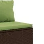 Set de muebles de jardín 11 pzas cojines ratán sintético marrón von , Gartensets - Ref: Foro24-3308294, Preis: 810,68 €, Raba...