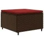 Set sofás de jardín 8 piezas y cojines ratán sintético marrón by , Garden sets - Ref: Foro24-3308237, Price: 561,22 €, Discou...