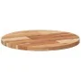 Tablero de mesa redondo madera maciza de acacia Ø40x2 cm by , Table tops - Ref: Foro24-4008694, Price: 24,65 €, Discount: %