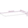 Encimera tocador baño madera maciza acacia sin tratar 80x40x2cm de , Tocadores de baño - Ref: Foro24-3279656, Precio: 39,93 €...
