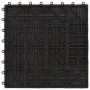 Baldosas de porche de WPC 30x30 cm 1 m² marrón oscuro 11 uds de , Suelos y moquetas - Ref: Foro24-45028, Precio: 65,42 €, Des...