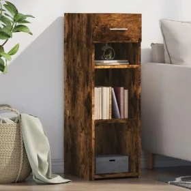 Aparador de madera de ingeniería roble ahumado 30x42,5x93 cm von , Sideboards - Ref: Foro24-846310, Preis: 55,42 €, Rabatt: %