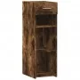 Aparador de madera de ingeniería roble ahumado 30x42,5x93 cm by , Sideboards - Ref: Foro24-846310, Price: 55,42 €, Discount: %