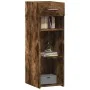 Aparador de madera de ingeniería roble ahumado 30x42,5x93 cm by , Sideboards - Ref: Foro24-846310, Price: 55,42 €, Discount: %