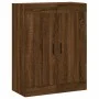 Aparador alto madera contrachapada marrón roble 69,5x34x180 cm by , Sideboards - Ref: Foro24-3199960, Price: 168,92 €, Discou...
