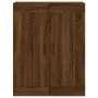 Aparador alto madera contrachapada marrón roble 69,5x34x180 cm by , Sideboards - Ref: Foro24-3199960, Price: 168,92 €, Discou...