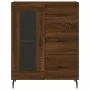 Aparador alto madera contrachapada marrón roble 69,5x34x180 cm by , Sideboards - Ref: Foro24-3199960, Price: 168,92 €, Discou...