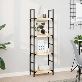 Estantes flotantes 2 uds madera acacia sin tratar 60x20x4 cm by , Shelves and shelves - Ref: Foro24-3279420, Price: 56,41 €, ...