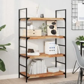Estante flotante madera acacia maciza acabado aceite 80x40x4 cm by , Shelves and shelves - Ref: Foro24-3279635, Price: 69,67 ...