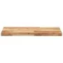 Estante flotante madera acacia maciza acabado aceite 80x40x4 cm de , Estantes y estanterías - Ref: Foro24-3279635, Precio: 69...