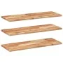 Estante flotante 3 uds madera acacia acabado aceite 80x30x2 cm von , Regale und Regale - Ref: Foro24-3279533, Preis: 85,76 €,...