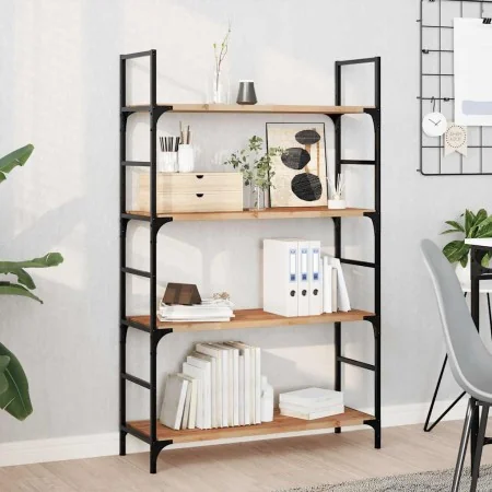 Estante flotante madera acacia maciza acabado aceite 80x30x2 cm by , Shelves and shelves - Ref: Foro24-3279531, Price: 35,65 ...