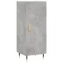 Aparador de madera contrachapada gris hormigón 34,5x34x180 cm by , Sideboards - Ref: Foro24-3199157, Price: 99,17 €, Discount: %