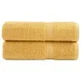 Toallas de baño SOLUND 2 unidades dorado 100x150 cm 600 gsm by , Towels - Ref: Foro24-137287, Price: 39,25 €, Discount: %