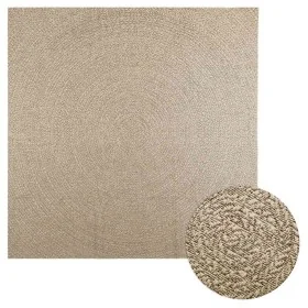 Alfombra ZIZUR aspecto yute interior/exterior beige 240x240 cm by , Rugs - Ref: Foro24-4010412, Price: 153,11 €, Discount: %