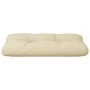 Cojín para palets de tela beige 70x40x12 cm de , Cojines para sillas y sofás - Ref: Foro24-360582, Precio: 21,01 €, Descuento: %