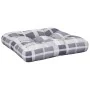 Cojines para palets 2 unidades tela a cuadros gris by , Cushions for chairs and sofas - Ref: Foro24-360659, Price: 29,54 €, D...