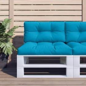 Cojines para palets 2 unidades tela azul by , Cushions for chairs and sofas - Ref: Foro24-360715, Price: 53,74 €, Discount: %