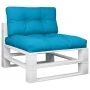 Cojines para palets 2 unidades tela azul de , Cojines para sillas y sofás - Ref: Foro24-360715, Precio: 45,99 €, Descuento: %