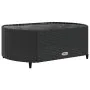 Set de muebles de jardín 5 pzas y cojines ratán sintético negro by , Garden sets - Ref: Foro24-3308372, Price: 349,28 €, Disc...