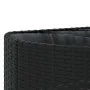 Set de muebles de jardín 5 pzas y cojines ratán sintético negro by , Garden sets - Ref: Foro24-3308372, Price: 349,28 €, Disc...