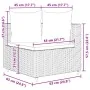 Set de muebles de jardín 5 pzas y cojines ratán sintético negro by , Garden sets - Ref: Foro24-3308372, Price: 349,28 €, Disc...