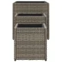 Jardineras 3 unidades ratán sintético gris by , Pots and planters - Ref: Foro24-366397, Price: 82,96 €, Discount: %