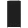 Jardinera de ratán sintético negra 40x40x80 cm by , Pots and planters - Ref: Foro24-366413, Price: 75,08 €, Discount: %
