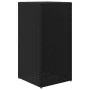 Jardinera de ratán sintético negra 40x40x80 cm by , Pots and planters - Ref: Foro24-366413, Price: 75,08 €, Discount: %