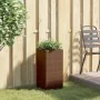 Jardinera de ratán sintético marrón 30x30x60 cm von , Töpfe und Pflanzgefäße - Ref: Foro24-366411, Preis: 51,07 €, Rabatt: %