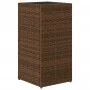 Jardinera de ratán sintético marrón 30x30x60 cm von , Töpfe und Pflanzgefäße - Ref: Foro24-366411, Preis: 51,07 €, Rabatt: %
