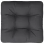 Cojín para sofá de palets de tela negro 60x61,5x10 cm by , Cushions for chairs and sofas - Ref: Foro24-360885, Price: 18,34 €...