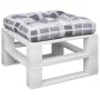 Cojín para sofá sofá de palets tela a cuadros gris 50x50x12 cm by , Cushions for chairs and sofas - Ref: Foro24-360439, Price...