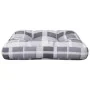 Cojín para sofá sofá de palets tela a cuadros gris 50x50x12 cm by , Cushions for chairs and sofas - Ref: Foro24-360439, Price...
