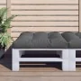 Cojín para sofá de palets de tela gris 80x80x12 cm by , Cushions for chairs and sofas - Ref: Foro24-360491, Price: 38,26 €, D...