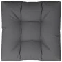 Cojín para sofá de palets de tela gris 80x80x12 cm by , Cushions for chairs and sofas - Ref: Foro24-360491, Price: 38,26 €, D...