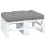 Cojín para sofá de palets de tela gris 120x80x12 cm by , Cushions for chairs and sofas - Ref: Foro24-360514, Price: 51,00 €, ...