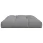 Cojín para sofá de palets de tela gris 120x80x12 cm by , Cushions for chairs and sofas - Ref: Foro24-360514, Price: 51,00 €, ...