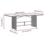 Set comedor jardín 7 pzas y cojines ratán sintético gris von , Gartensets - Ref: Foro24-3276744, Preis: 884,26 €, Rabatt: %
