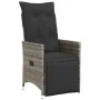 Set comedor jardín 9 pzas y cojines ratán sintético gris by , Garden sets - Ref: Foro24-3276746, Price: 1,00 €, Discount: %
