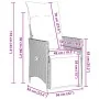 Set comedor jardín 9 pzas y cojines ratán sintético gris by , Garden sets - Ref: Foro24-3276746, Price: 1,00 €, Discount: %