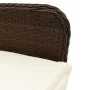 Set de mesa y sillas de jardín 11 pzs y cojines ratán PE marrón by , Garden sets - Ref: Foro24-3277298, Price: 1,00 €, Discou...
