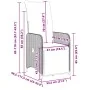 Set de mesa y sillas de jardín 11 pzs y cojines ratán PE marrón by , Garden sets - Ref: Foro24-3277298, Price: 1,00 €, Discou...