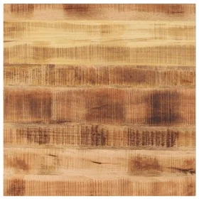 Tablero de mesa cuadrado madera mango rugosa 80x80x3,8 cm by , Table tops - Ref: Foro24-371415, Price: 108,23 €, Discount: %