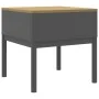 Mesita FLORO madera maciza gris 55x55x54 cm | Tu tienda online para hogar, jardín y más Foro24.es