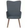 Sillón de relax de terciopelo gris oscuro | Tu tienda online para hogar, jardín y más Foro24.es