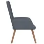 Sillón de relax de terciopelo gris oscuro | Tu tienda online para hogar, jardín y más Foro24.es